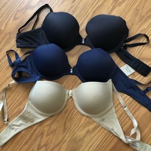 Aerie T-shirt Bra NWOT 32B NAVY